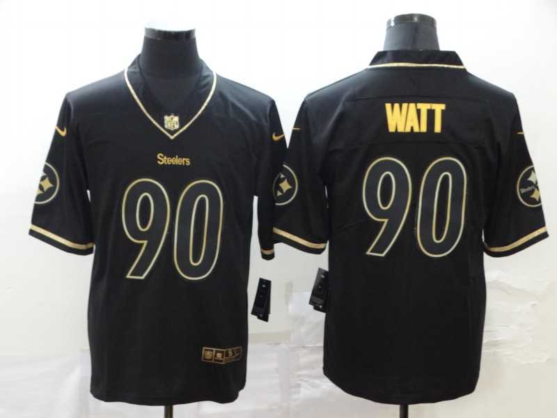 Nike Steelers 90 T.J. Watt Black Gold Throwback Vapor Untouchable Limited Jersey,We sell and wholesale Nike Steelers 90 T.J. Watt Black Gold Throwback Vapor Untouchable Limited Jersey on line form chian!